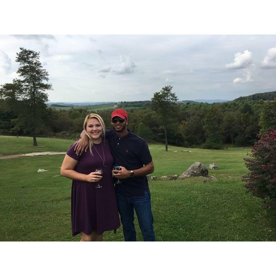 Wine tasting at Chateau Morrisette Winery