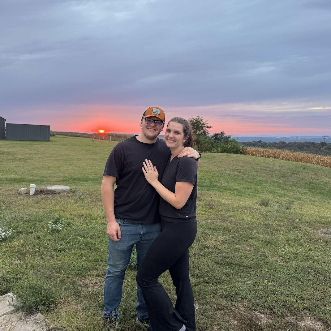 Our final walkthrough at our house in Paxinos