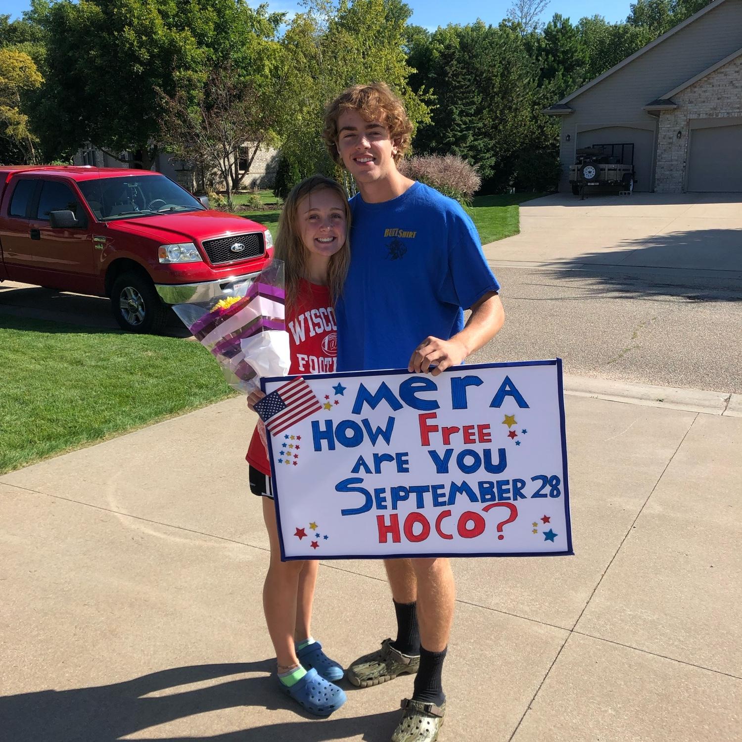 Junior Year Homecoming Proposal