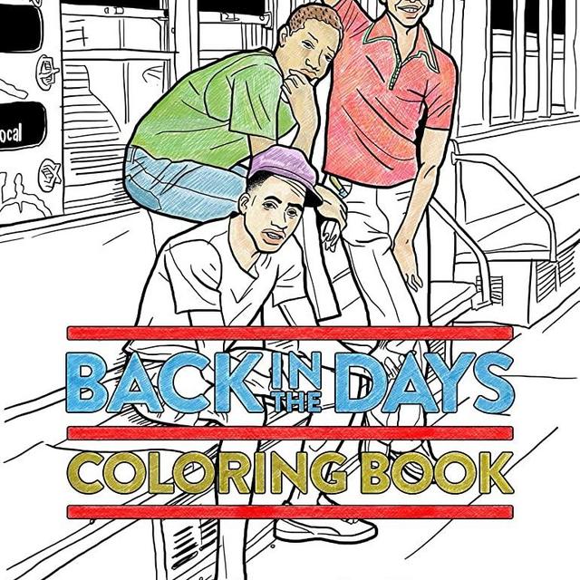 Back in the Days Coloring Book
