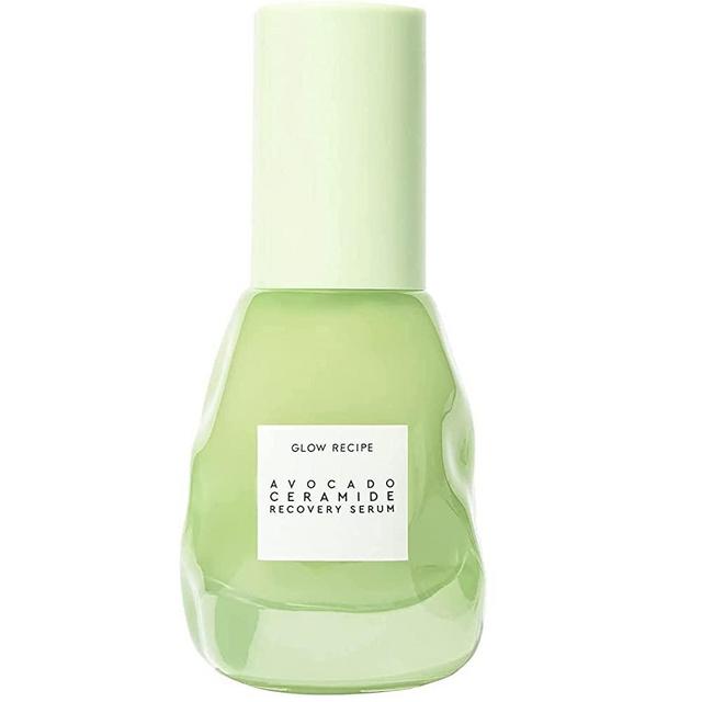 Glow Recipe Avocado Ceramide Serum - Avocado Butter Hydrating Face Serum - Serum for Redness and Hydration - Ceramide Skin Care to Support Skin Barrier Repair - Lightweight Facial Moisturizer (30ml)