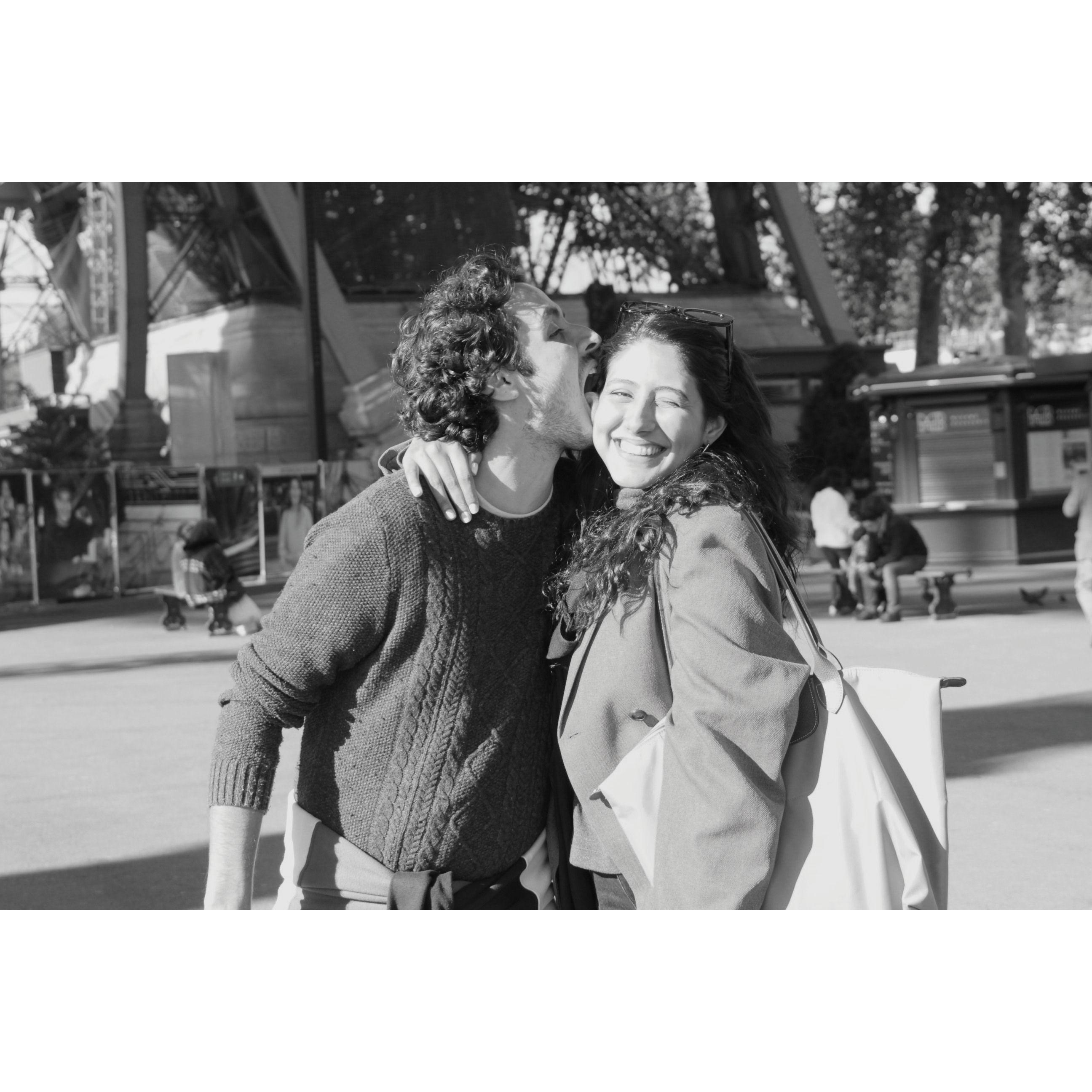 En el viaje donde Jorge propuso y Anna dijo SI!