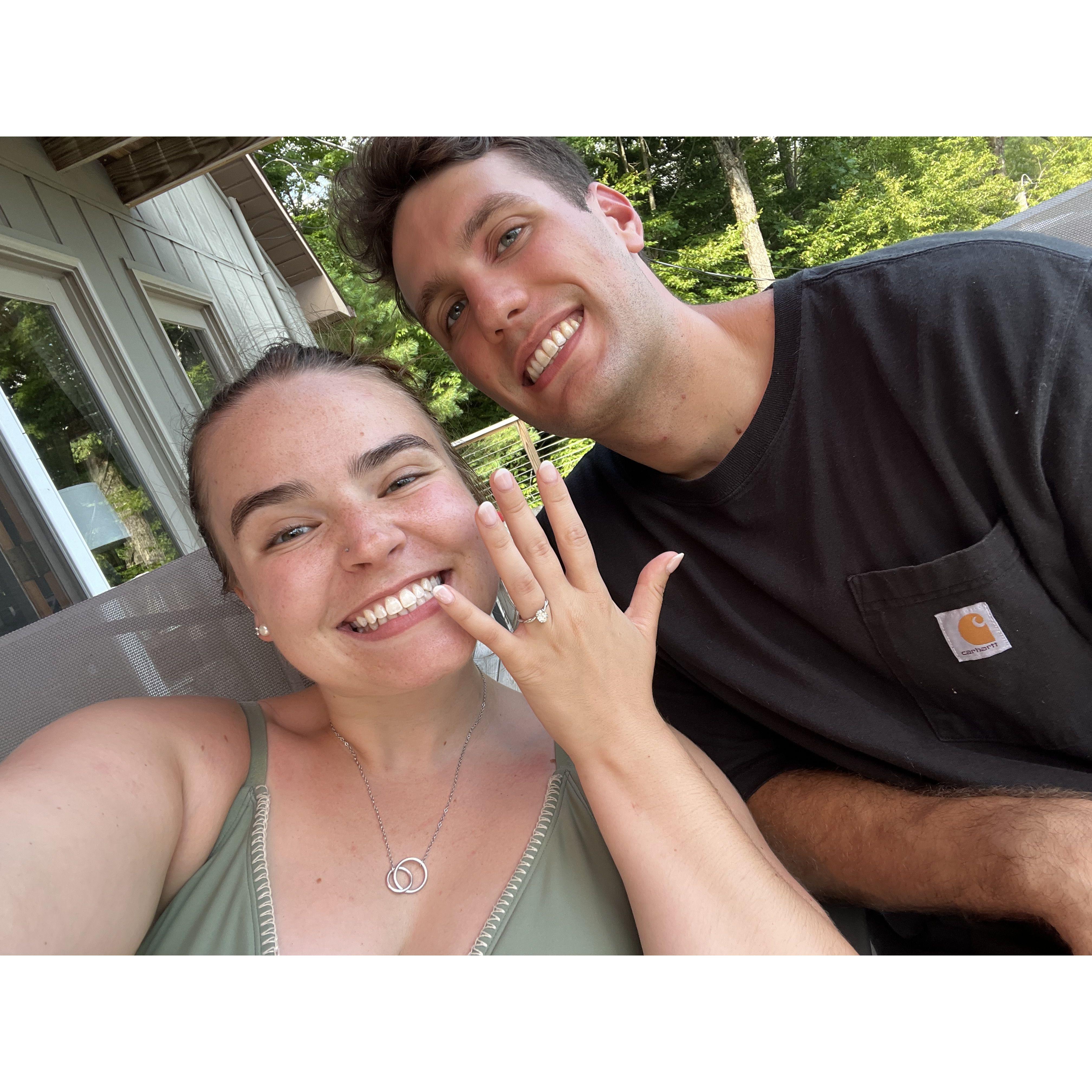 The day Caroline said "yes!"