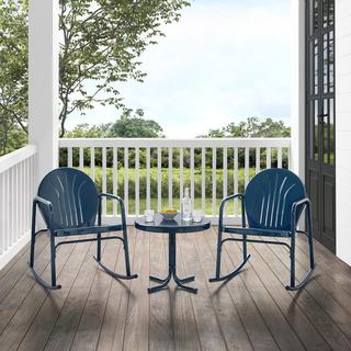 Griffith 3-Piece Outdoor Rocking Chair Set