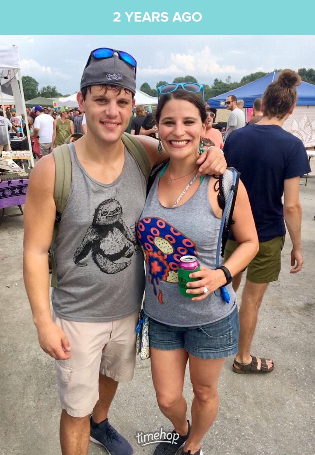 Diana's first Phish show! August 11, 2018