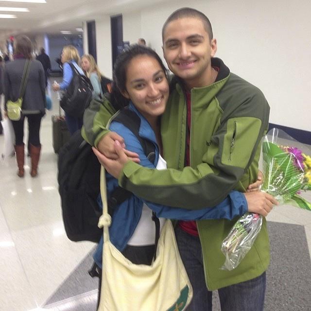 Joseph surprised Allie when she came back from a high school mission trip to Ethiopia!