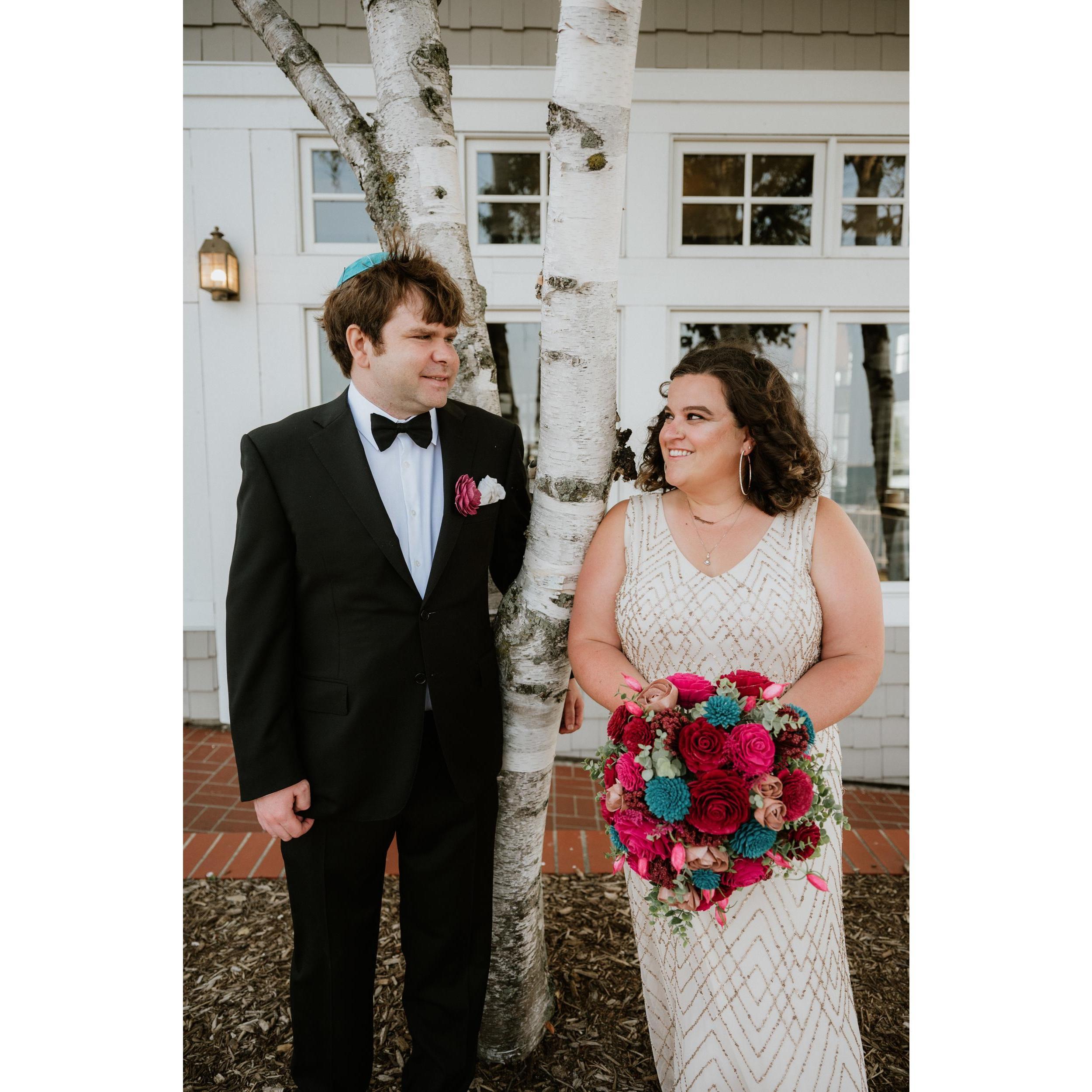 Pre-ceremony, Harbor House, Milwaukee, WI