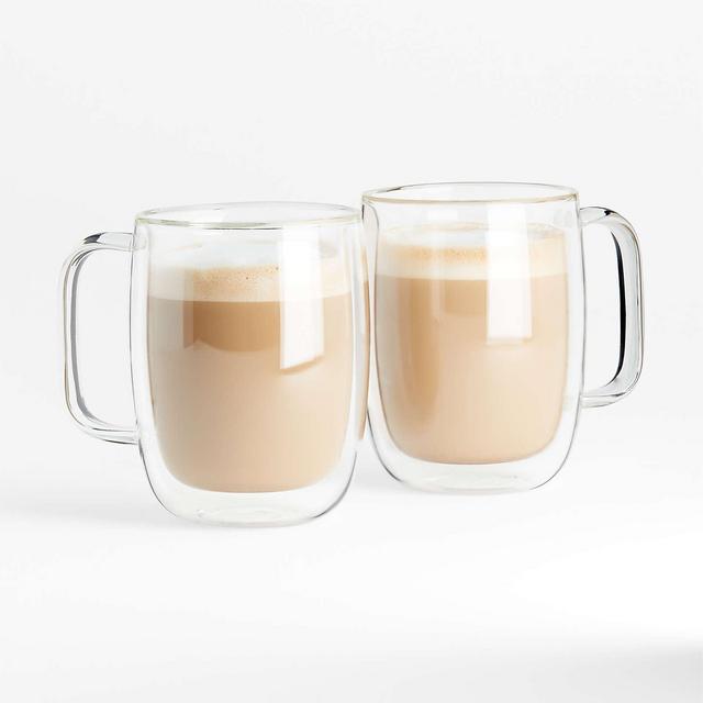 Zwilling Sorrento Plus Latte Glass Mugs, Set of 2