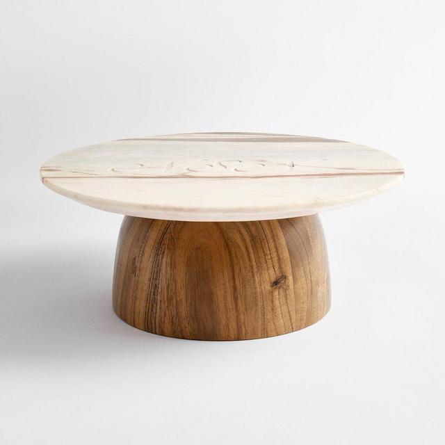Sweet July Handcrafted Marble Cake Stand