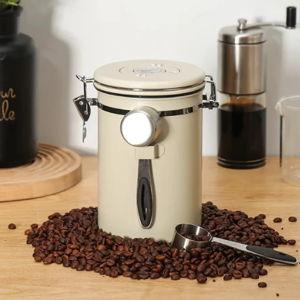 Airtight Bean Canister with CO2 Valve