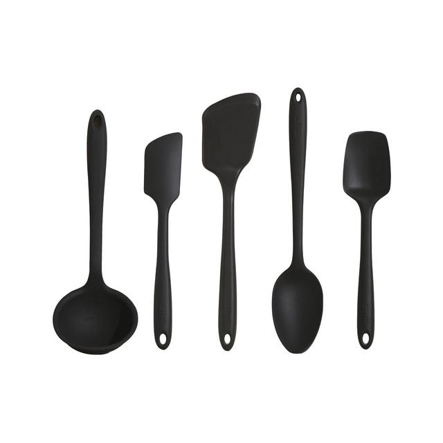 GIR: Get It Right 5pc Silicone Ultimate Kitchen Tool Set Black