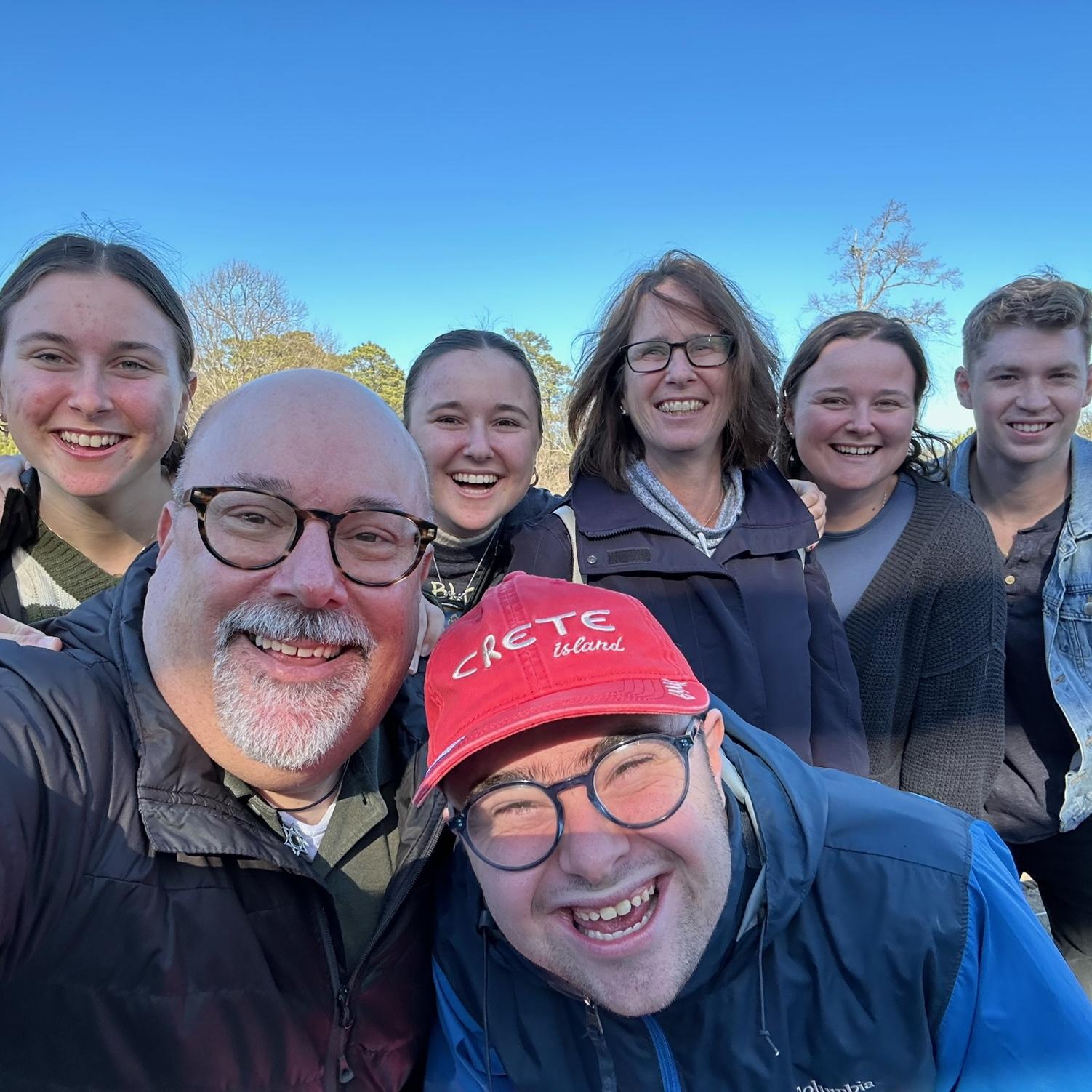 The Friedmans visit Gabi & Bryton in Virginia, January 2024.