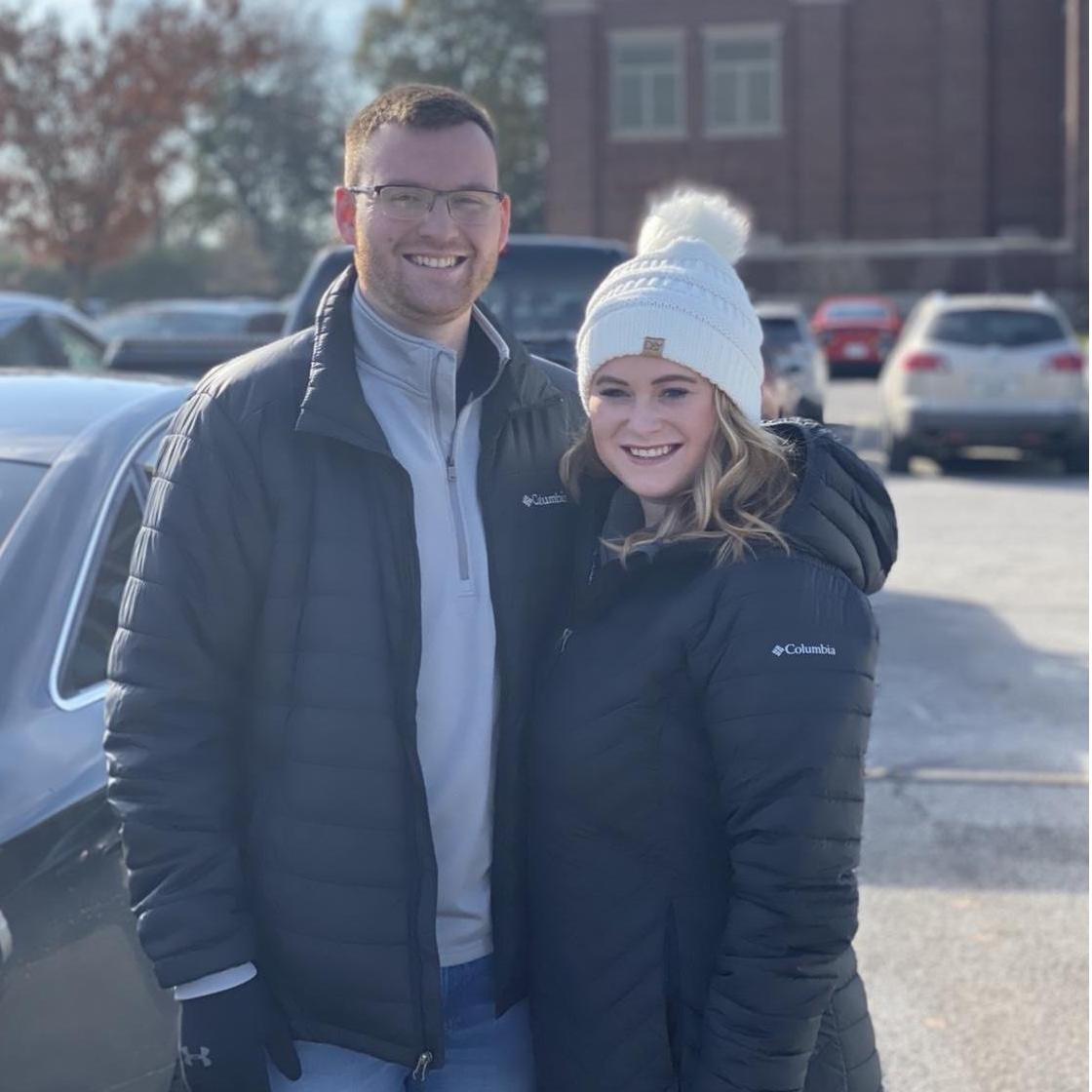 Our first ND football game together