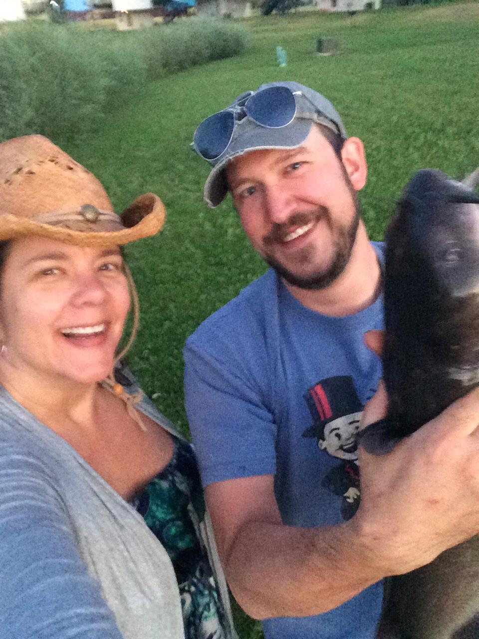 Dayna caught a 27” cat fish! James helped😎