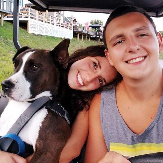 Family golf cart ride