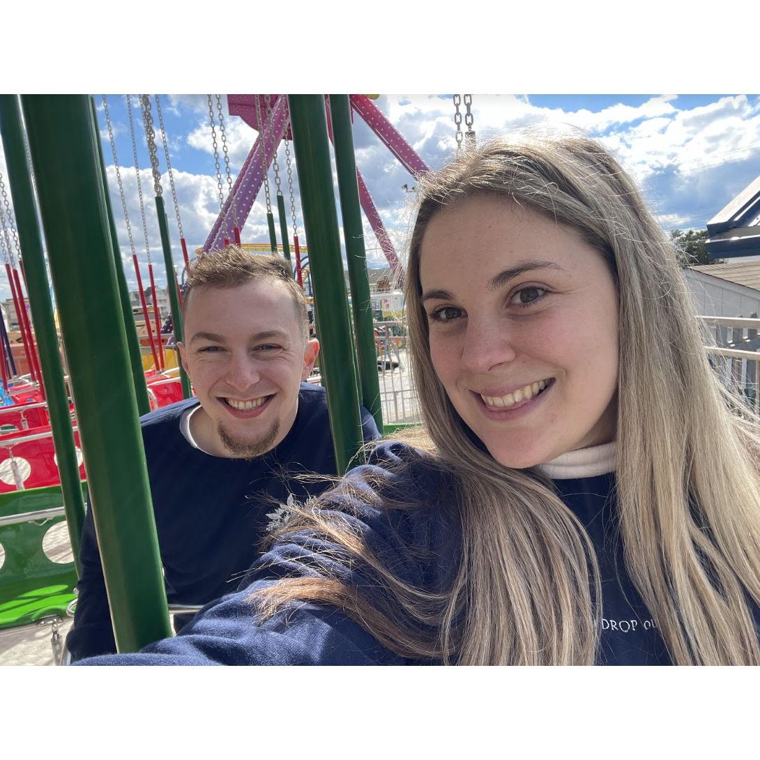 Channeling our inner child and having fun at the Point Pleasant Boardwalk!