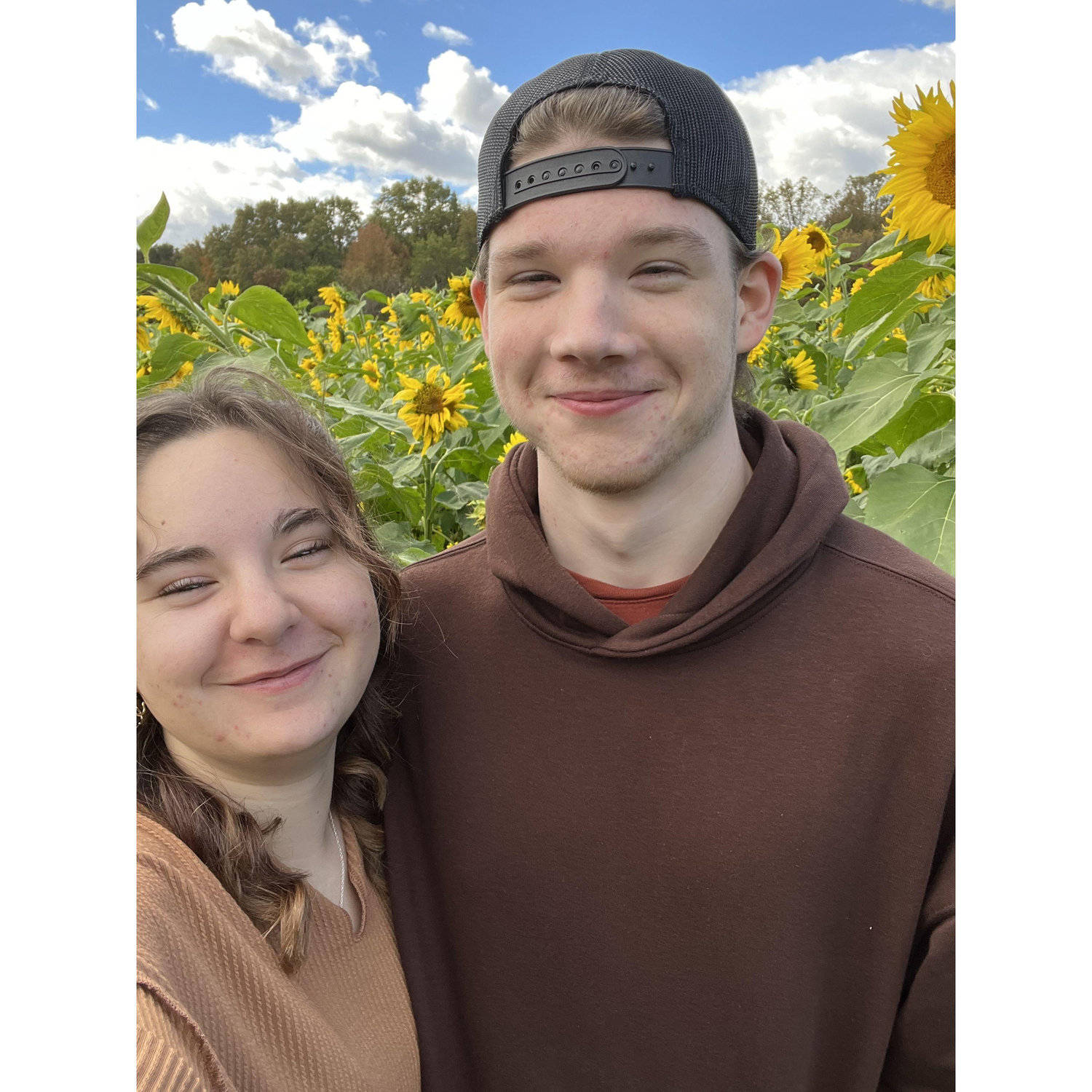 Our first date at Snead's Pumpkin Patch