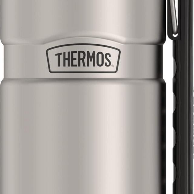 THERMOS Stainless King Vacuum-Insulated Beverage Bottle, 40 Ounce, Matte Steel