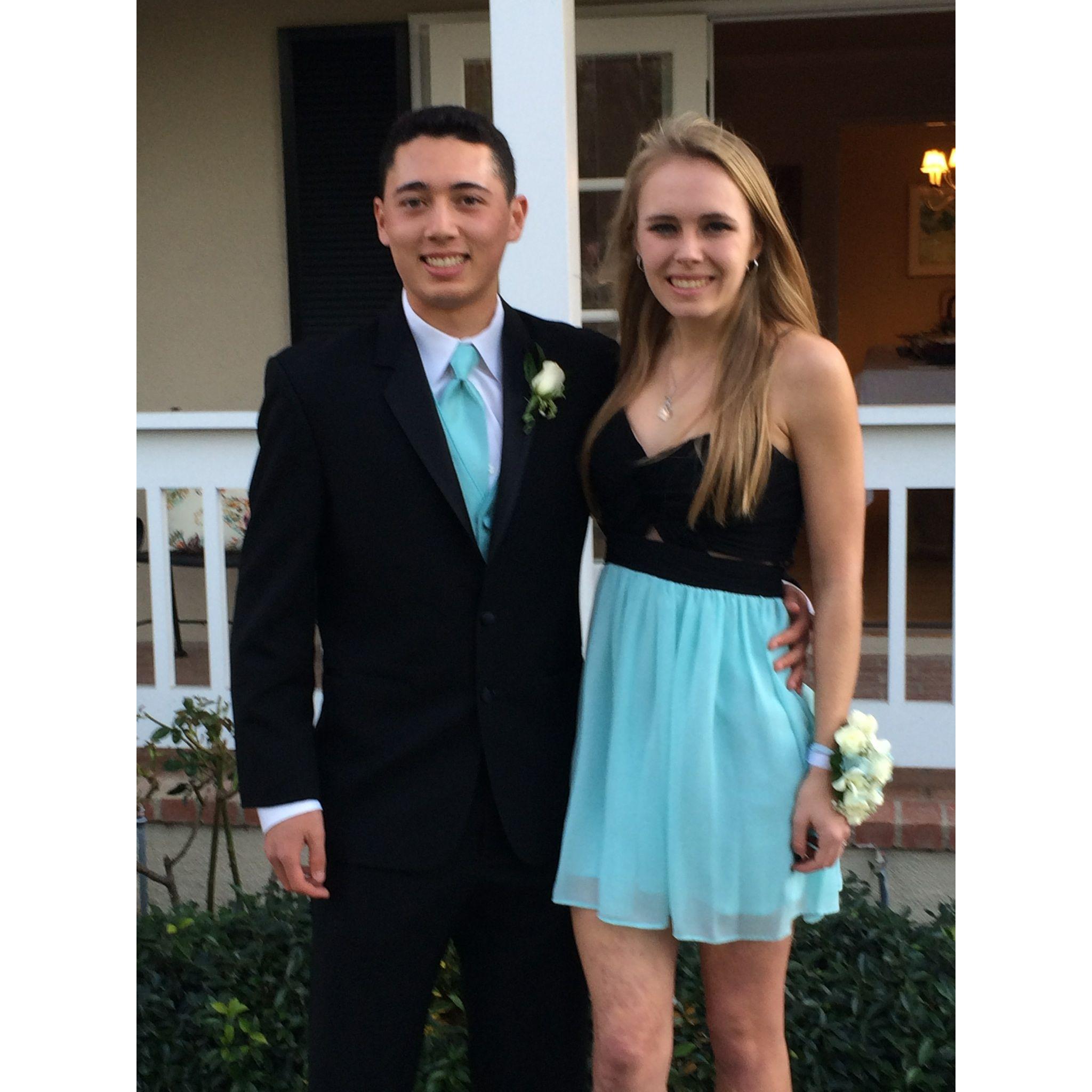 Zach & Hunters Senior year formal (2014)