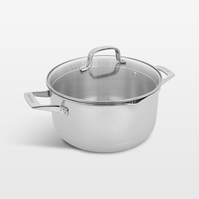 HENCKELS ® Clad H3 6-Qt. Stainless Steel Dutch Oven with Lid