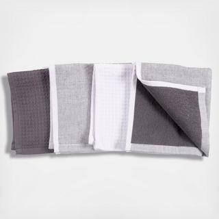 Linden Reversible Terry Dish cloth, Set of 4
