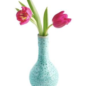 Medium Pear Vase, Seafoam