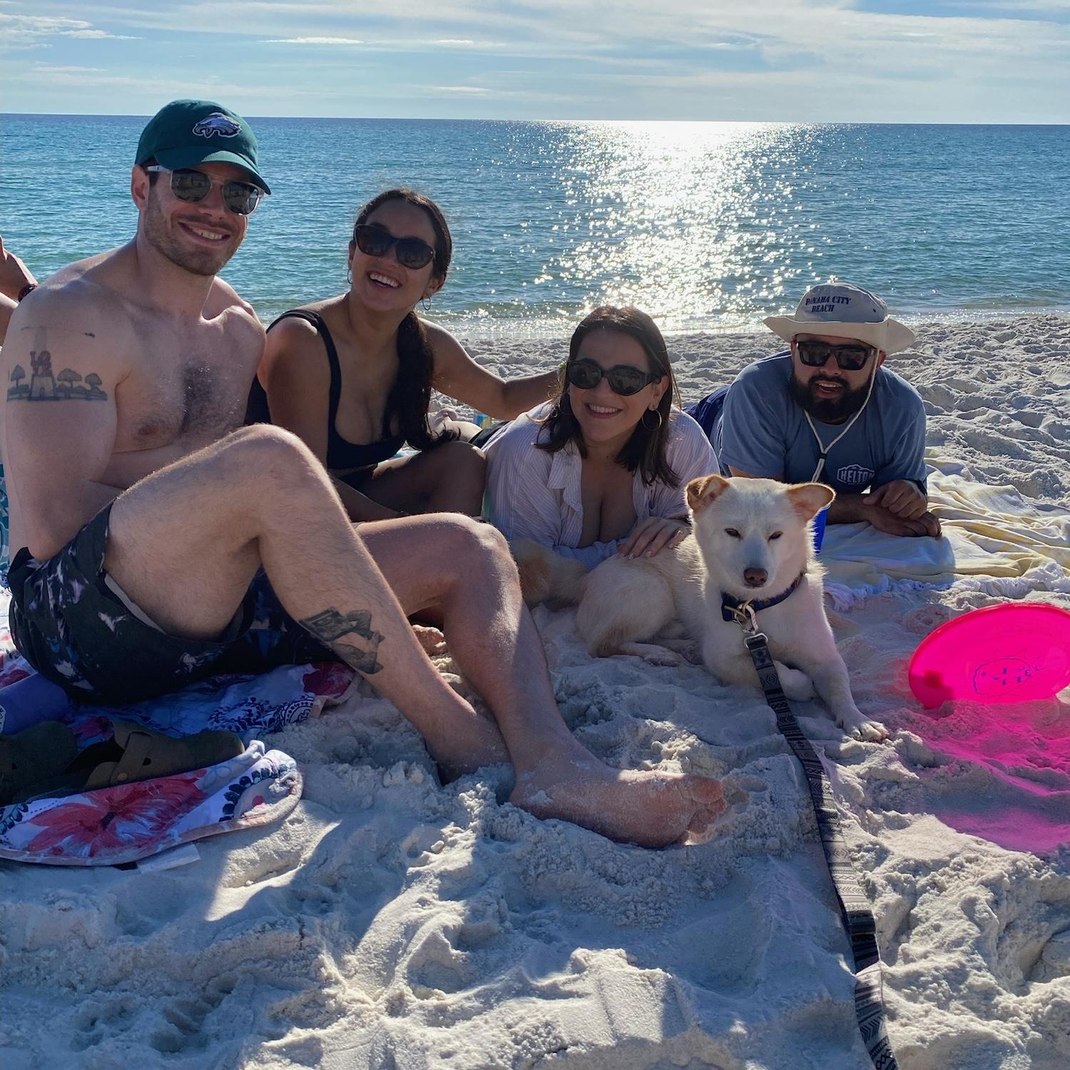 Got to celebrate these two getting engaged!! Love you Leydi, Ez, and our baby Churro!