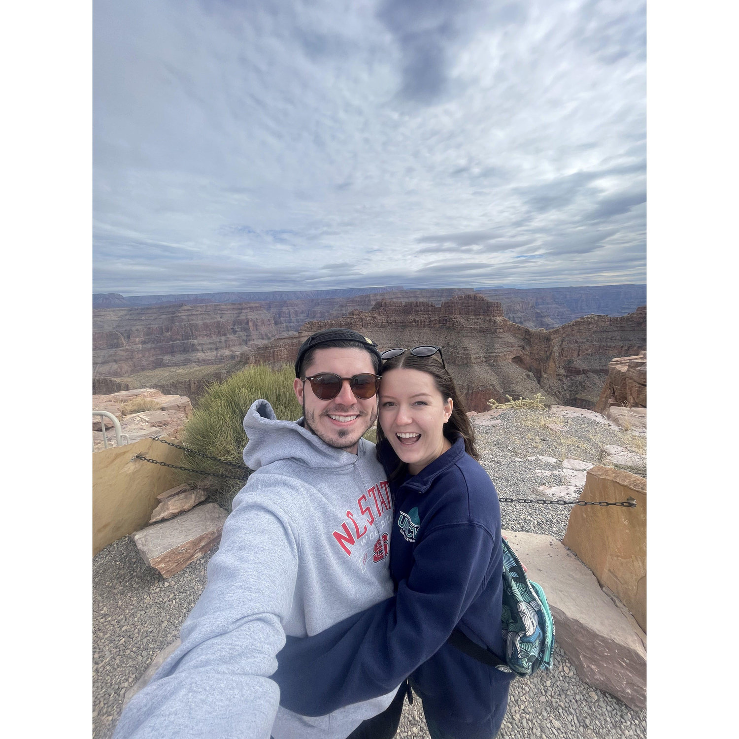 Grand Canyon stop during our Vegas trip!