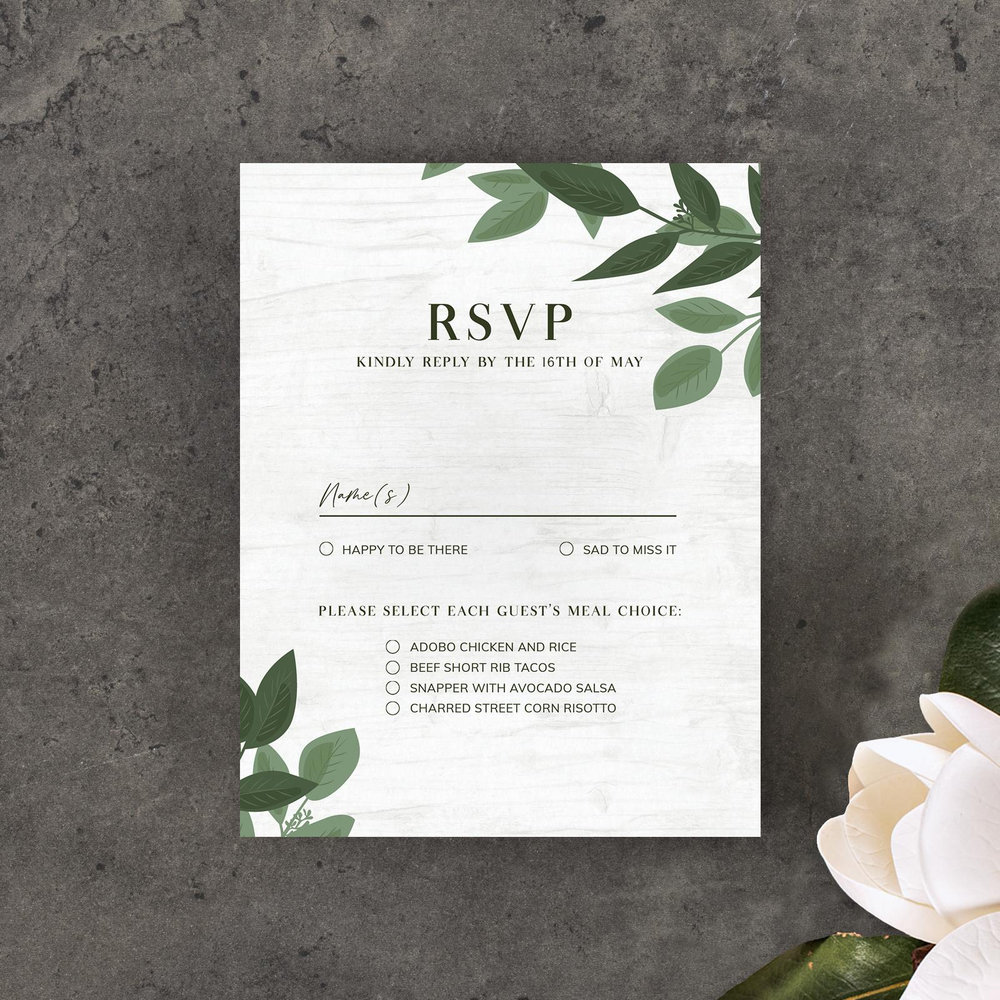 Summerlin Classic | Light Wood | Zola Wedding Invitations