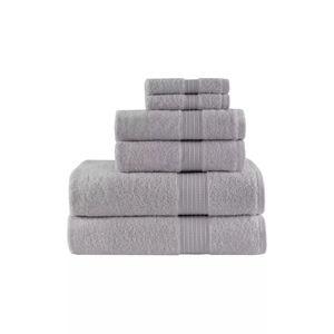 100% Organic Cotton 6pc Absorbent Ultra Soft Bath Towel Set