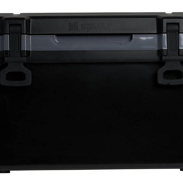 Stanley Adventure Outdoor Cooler 50 qt | Heavy Duty Outdoor Camping Cooler with Easy Carry Side Handles | 6 Days Cooling Ice Chest for 82 Cans | Flat Top Doubles as Seat | BPA-Free | Black 2.0