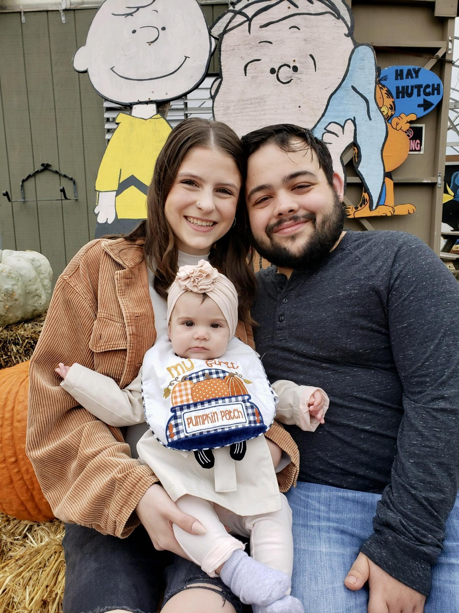 Liliana's first pumpkin patch 2021