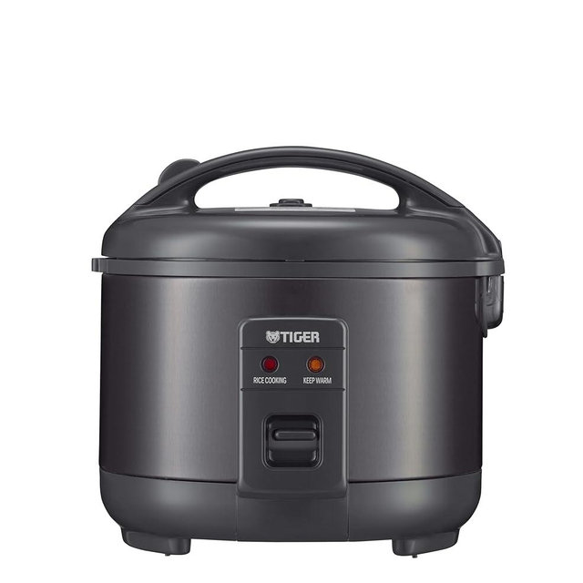 Tiger JNP-S55U-KY 3 Cup Capacity White Rice Cooker with Non-Stick Inner Pot, Retractable Power Cord, and Keep Warm up to 12 hours (Obsidian Black)