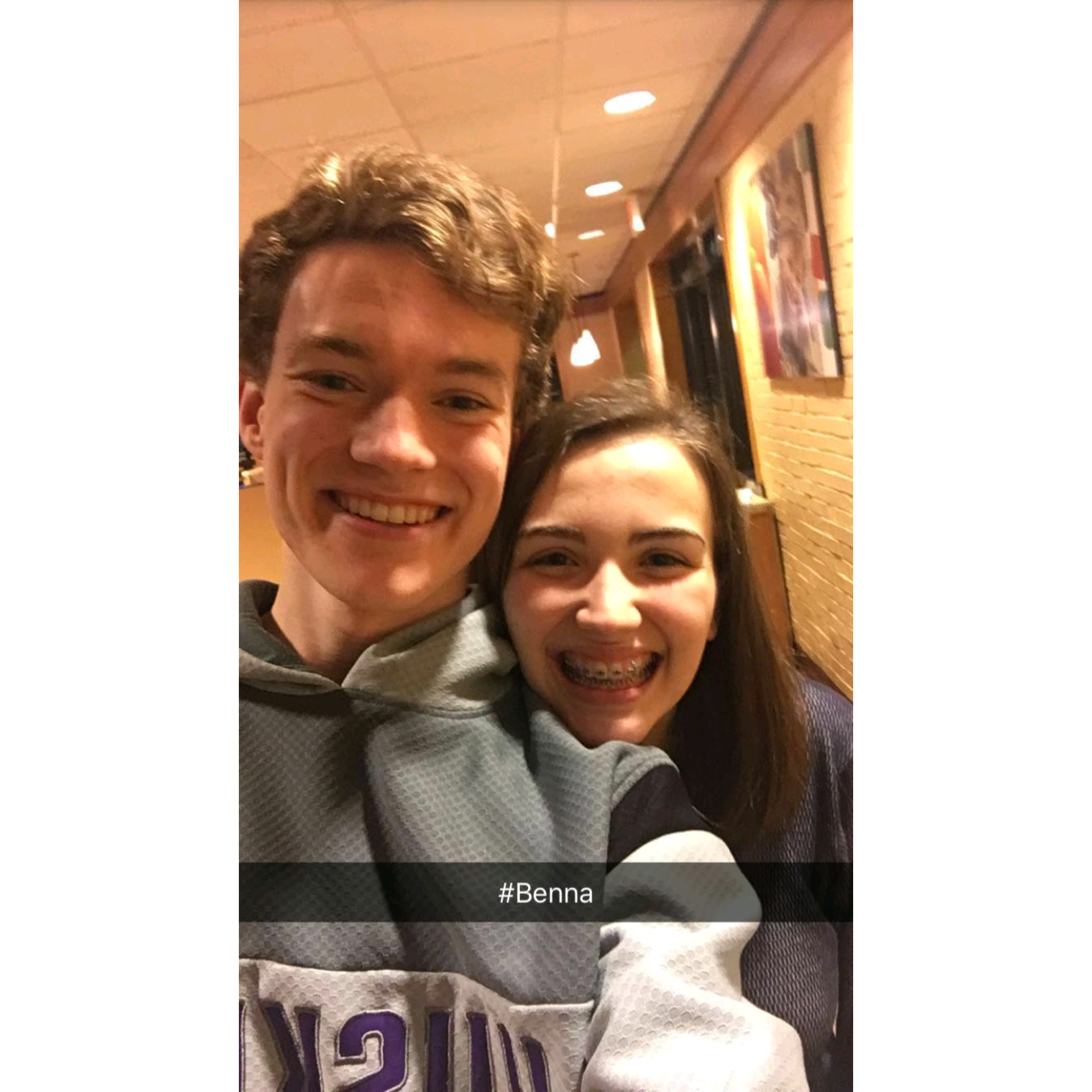 First picture together as a couple! (2017)