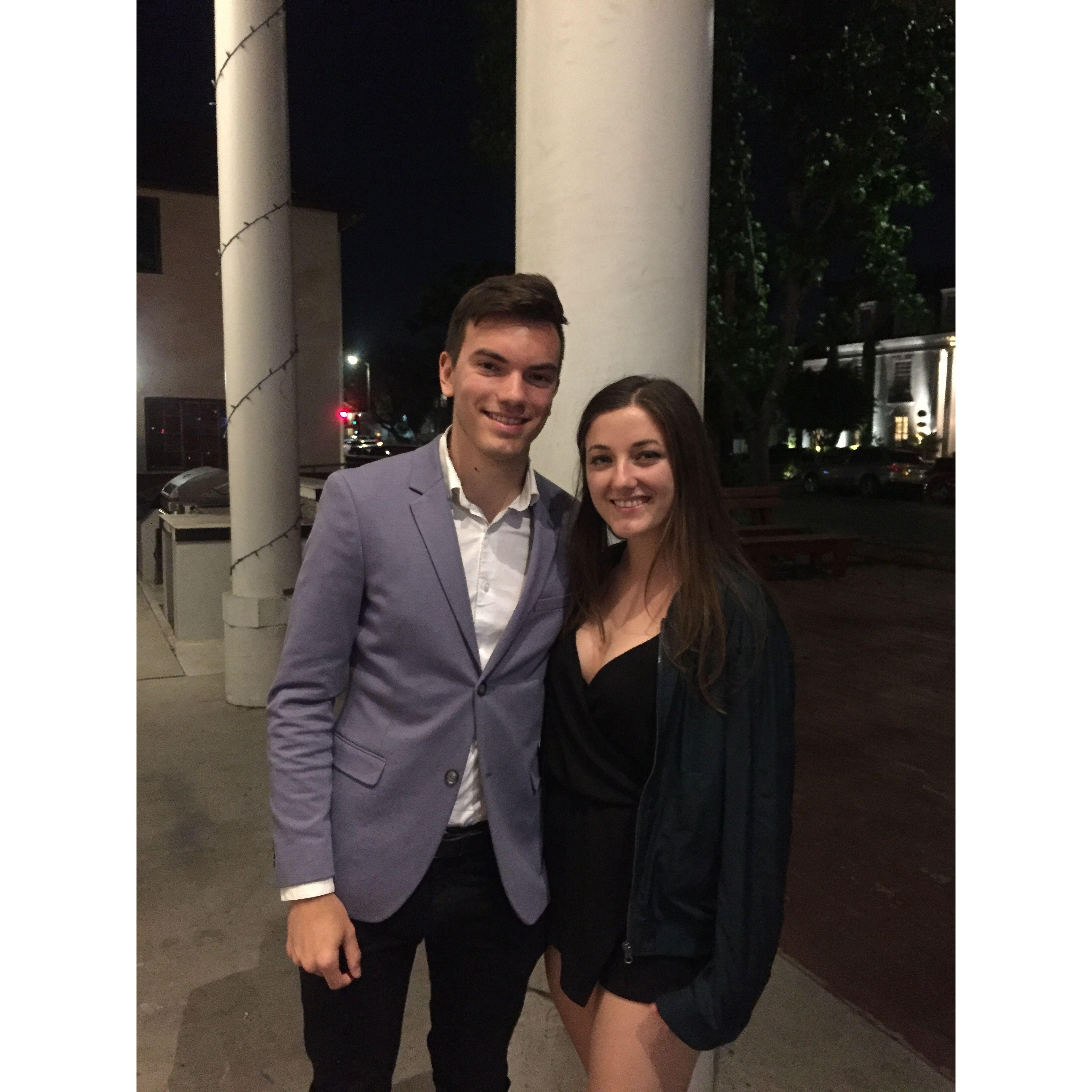 Our first fraternity formal as a couple 4/14/17