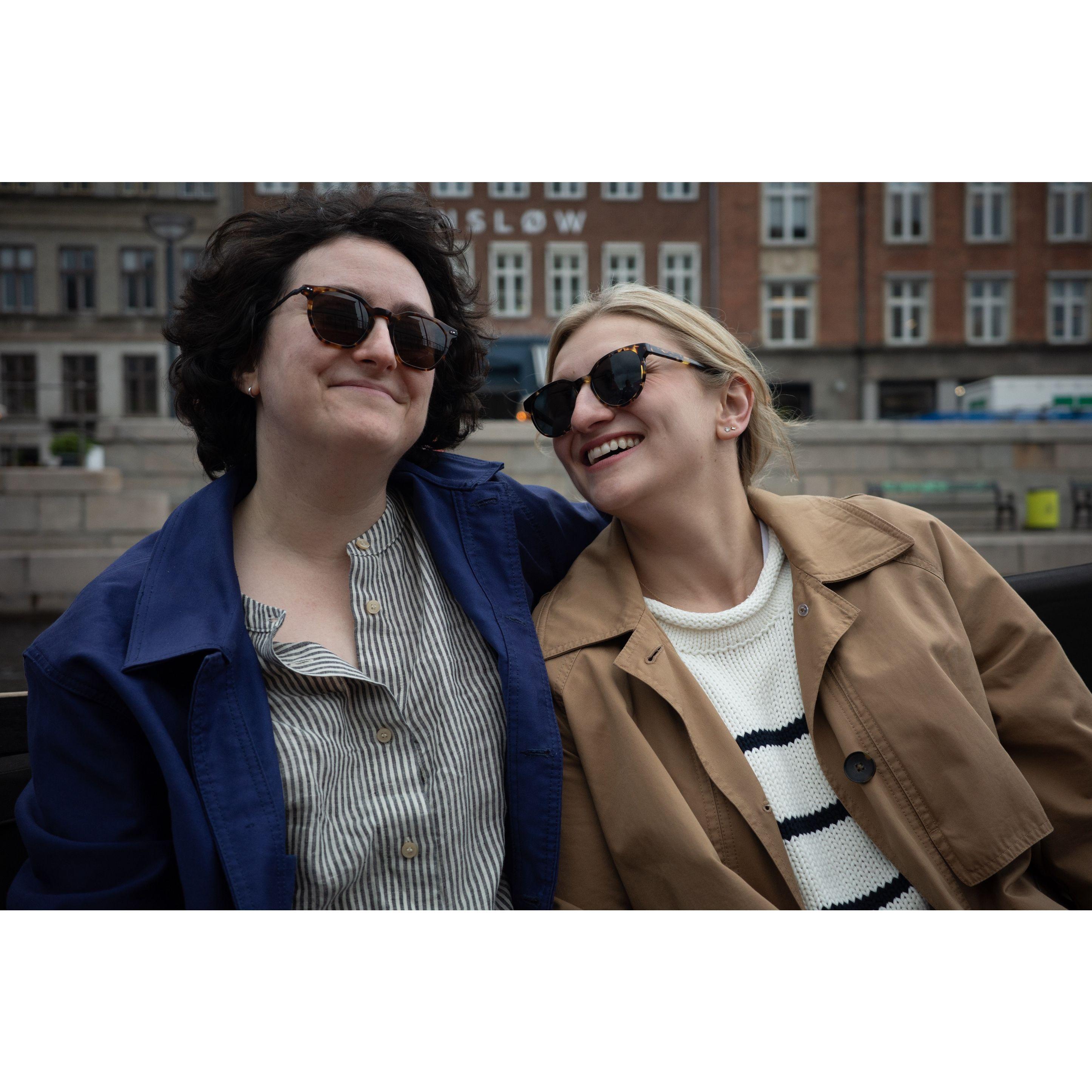 All smiles in Copenhagen.