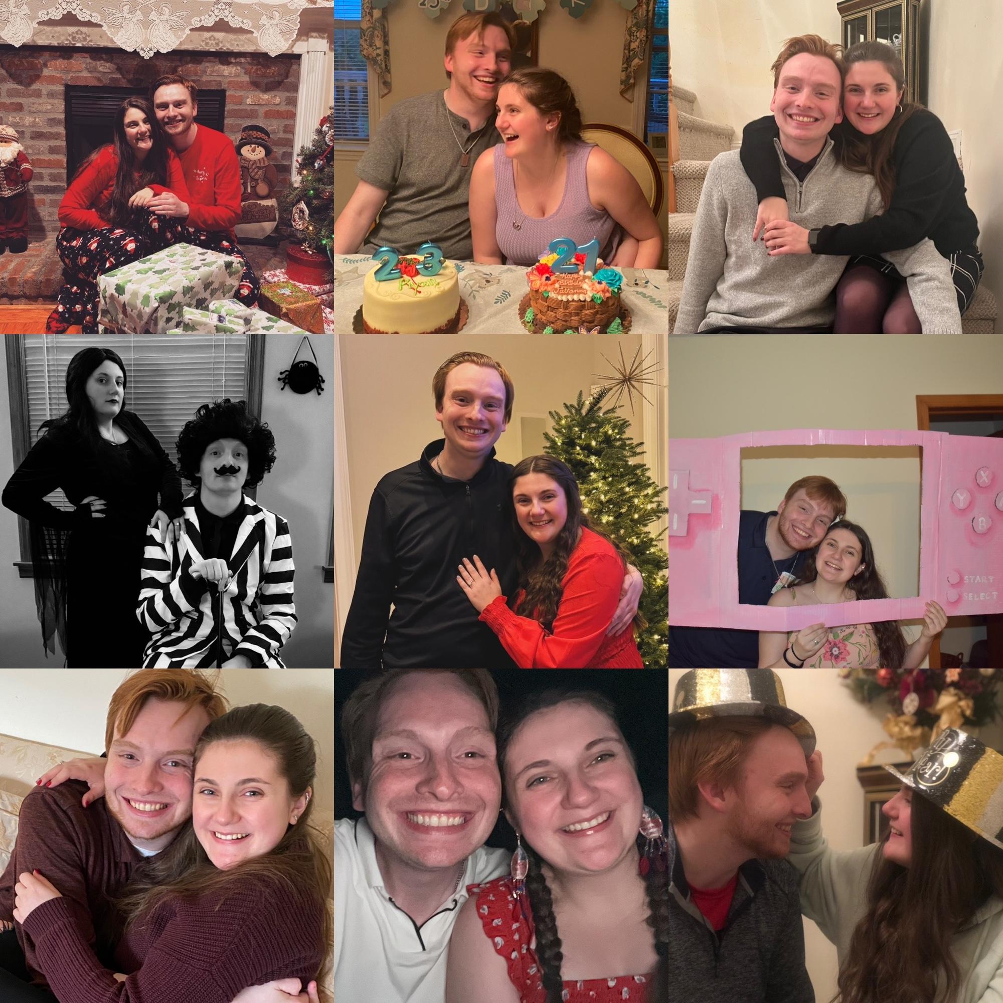 Holidays Together Over the Years