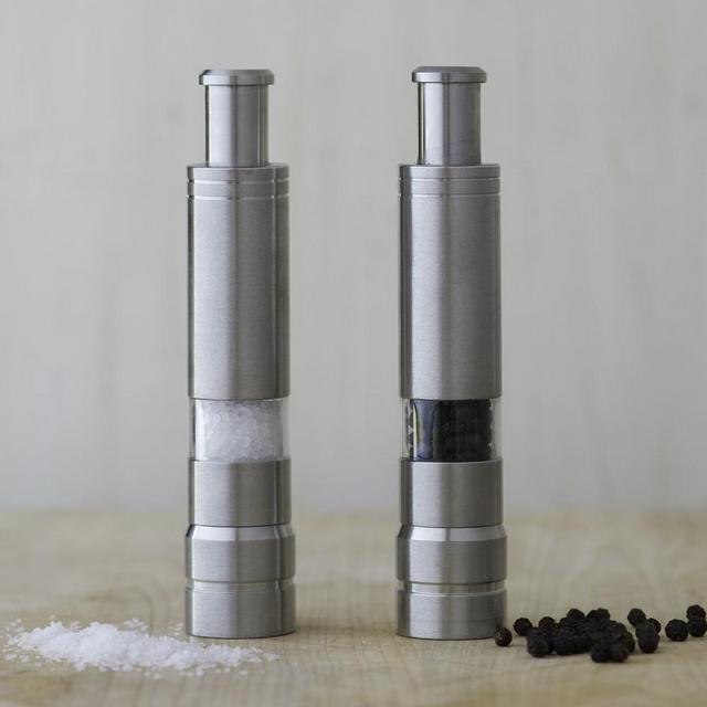 Vic Firth One Handed Stainless-Steel Salt Mill