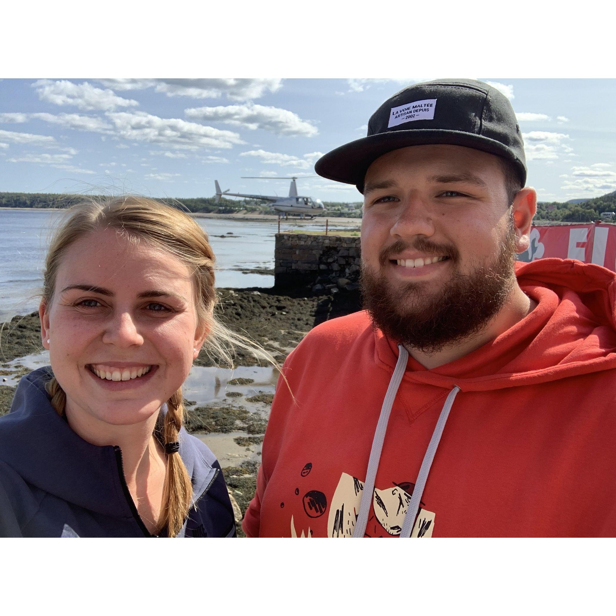 Un beau cadeau de la part d'Alexis durant notre voyage à Tadoussac!