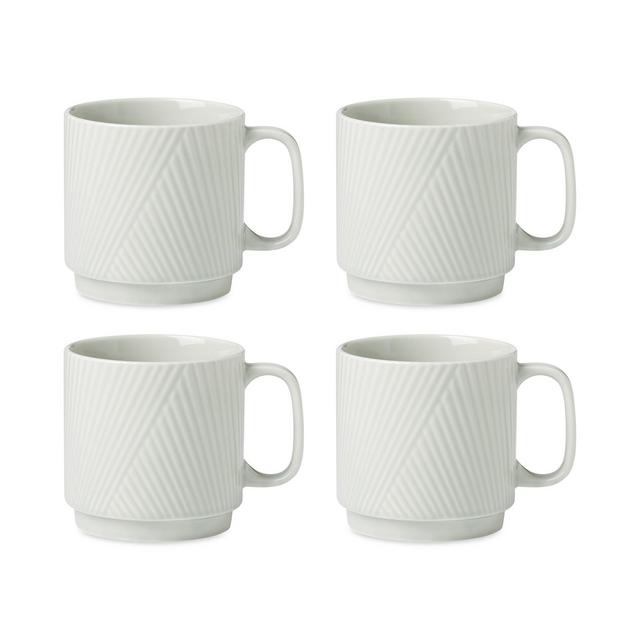 Lenox Modulus Textured Mugs, Set of 4