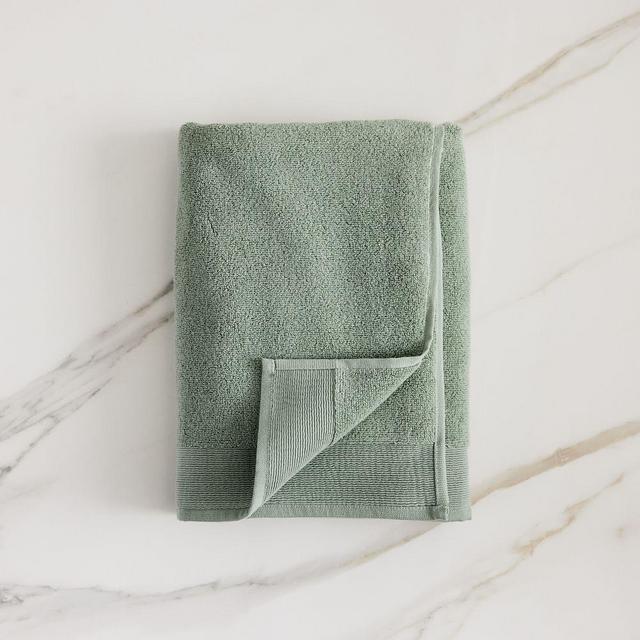 Organic Luxe Fibrosoft Towel, Eucalyptus, Bath Towel