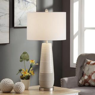 Tapered 2-Tone Ceramic Lamp