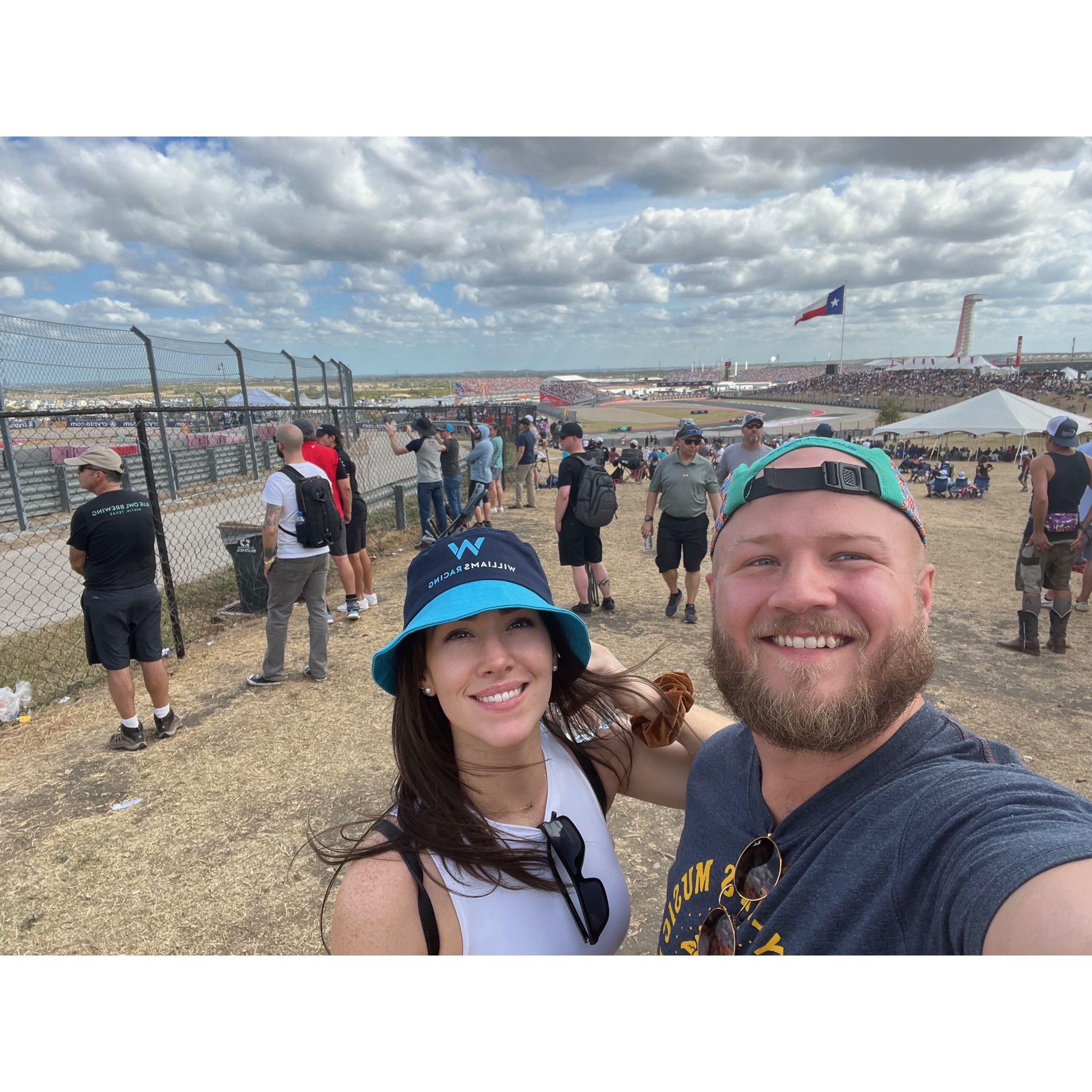 F1 Race in Texas.  October 2022