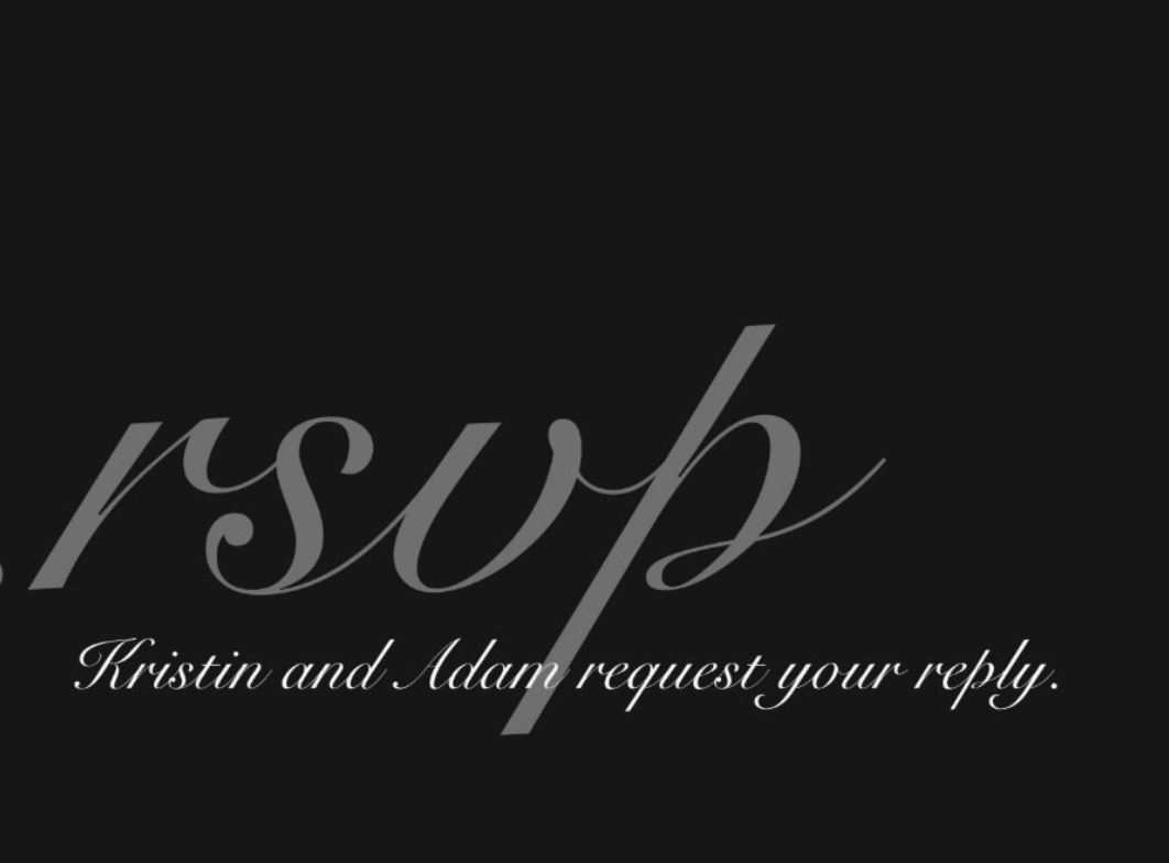 The Wedding Website of Adam Taylor and Kristin Friesen