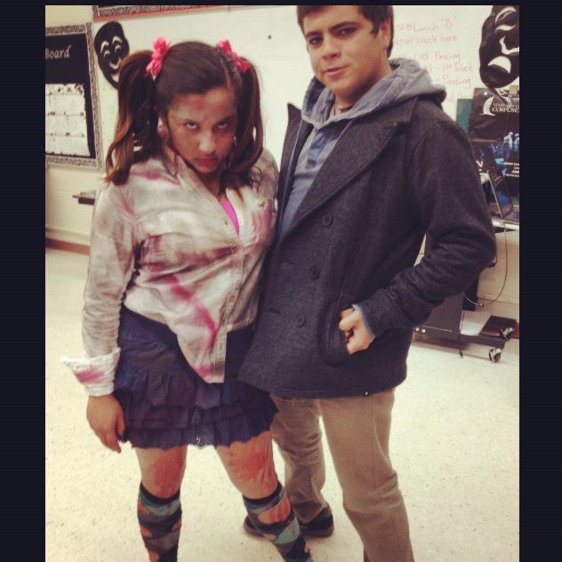 Our costumes for The Sharyland High School Talent Show!