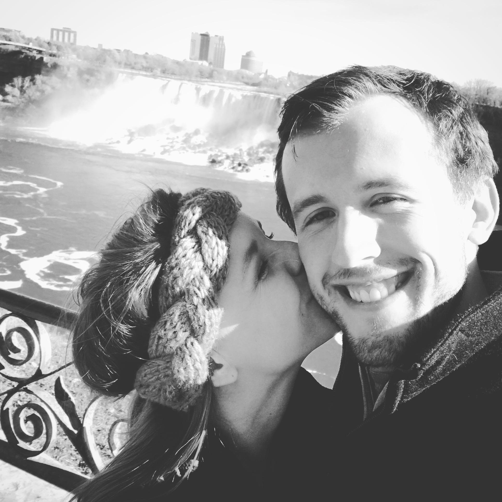 We traveled Niagara Falls and Toronto. We love exploring new places together. November 2016.