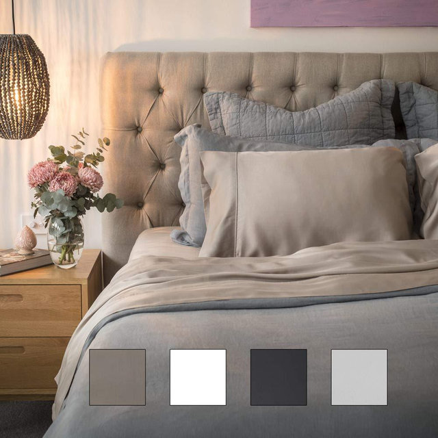 Olive + Crate Tencel Sheets Set, Moisture Wicking Sheets, Cooling Sheets for Night Sweats, Eucalyptus Sheets, Cooling Sheets King and Queen Size, Hypoallergenic, Extra Deep Pockets