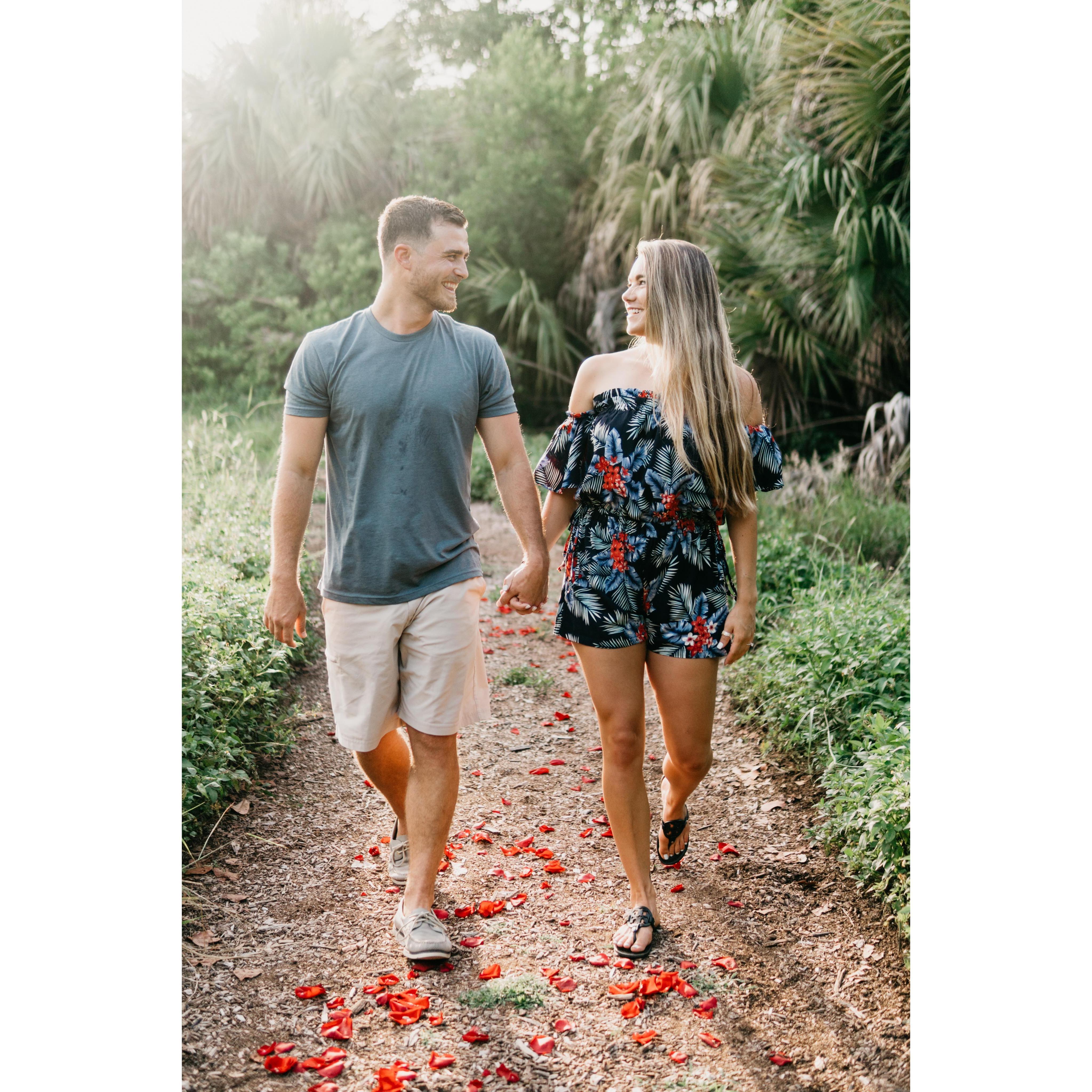 "Were stuck together forever" smiles