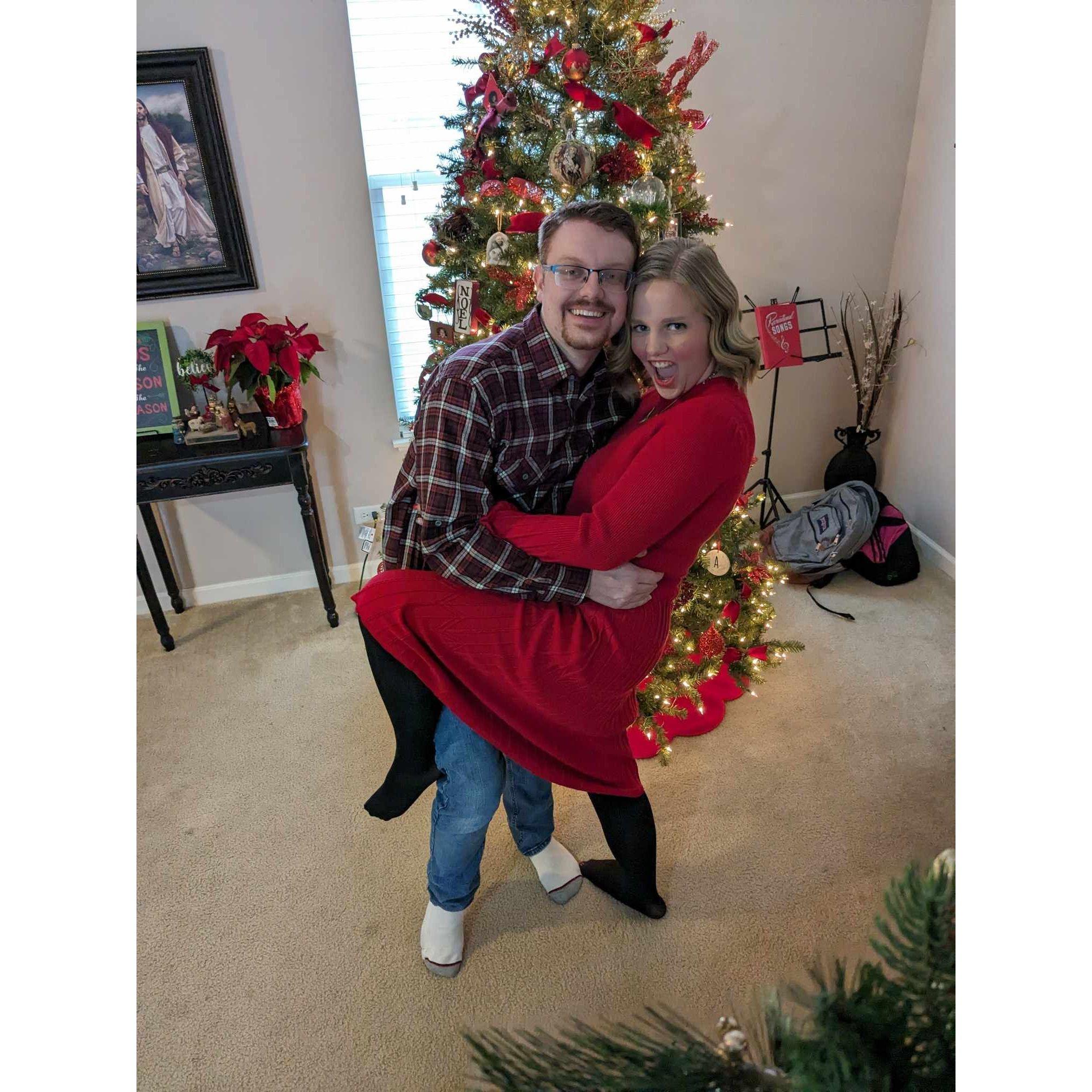 Matthew came and spent Christmas with my family in Chicago. It was great to have him there.