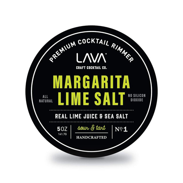 LAVA Premium All Natural Margarita Lime Sea Salt Cocktail Rimmer 6oz